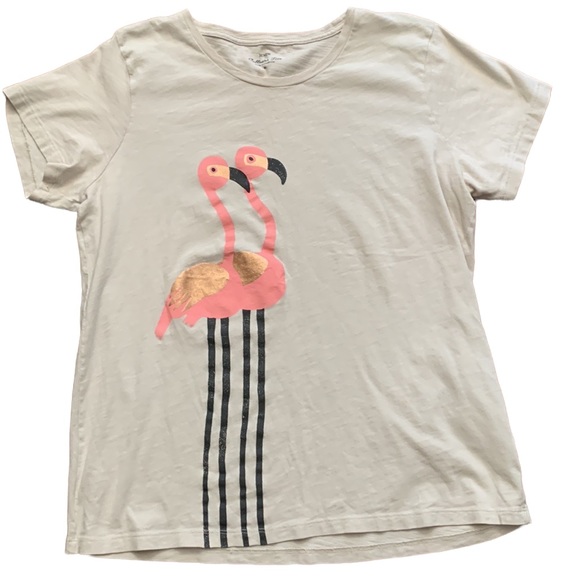 J. Crew Factory Tops - 💘J. Crew Flamingo Collector tee
